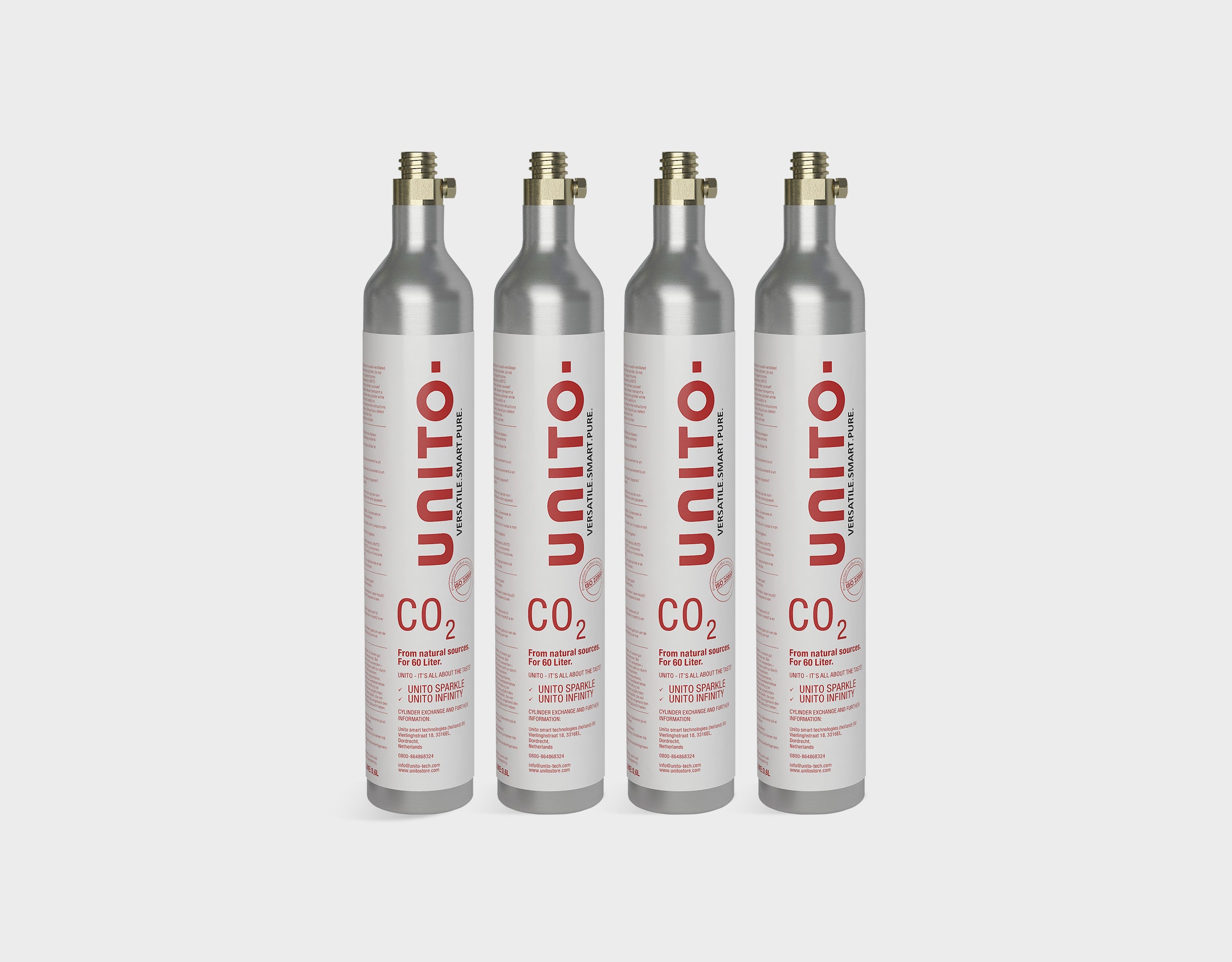 שני מארזים חדשים של 4 בקבוקי סודה (8 בקבוקים חדשים סה"כ)