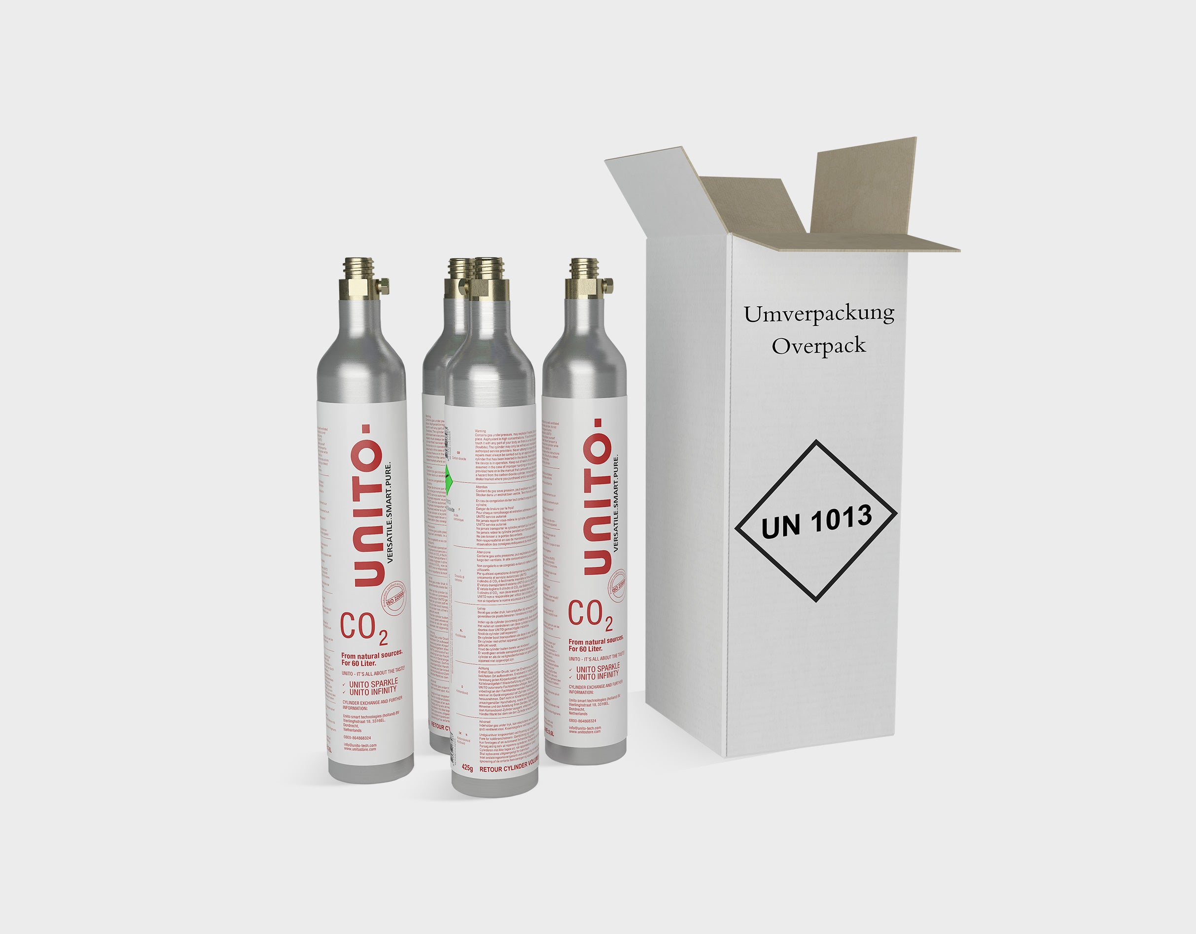 מארז חדש 4 מיכלי סודה